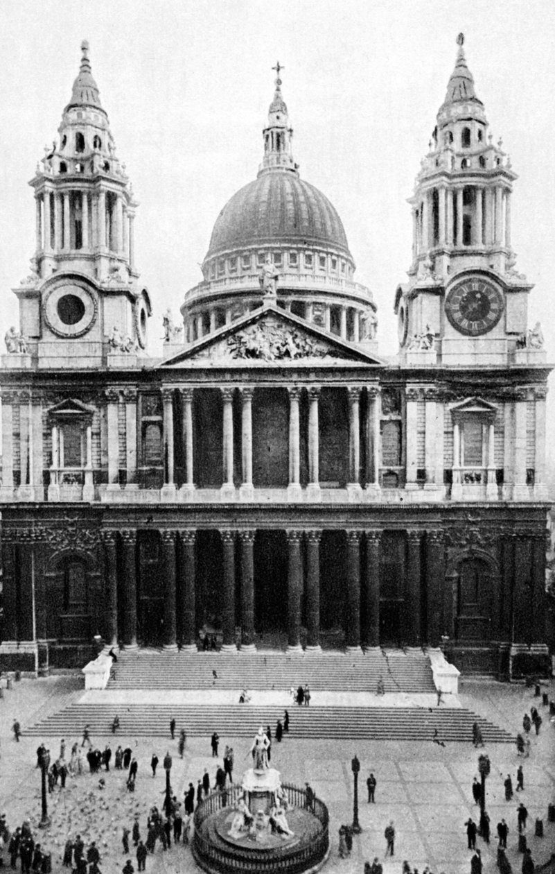 St Pauls Cathedral, London, begyndelsen af det 20. århundrede af Unbekannt
