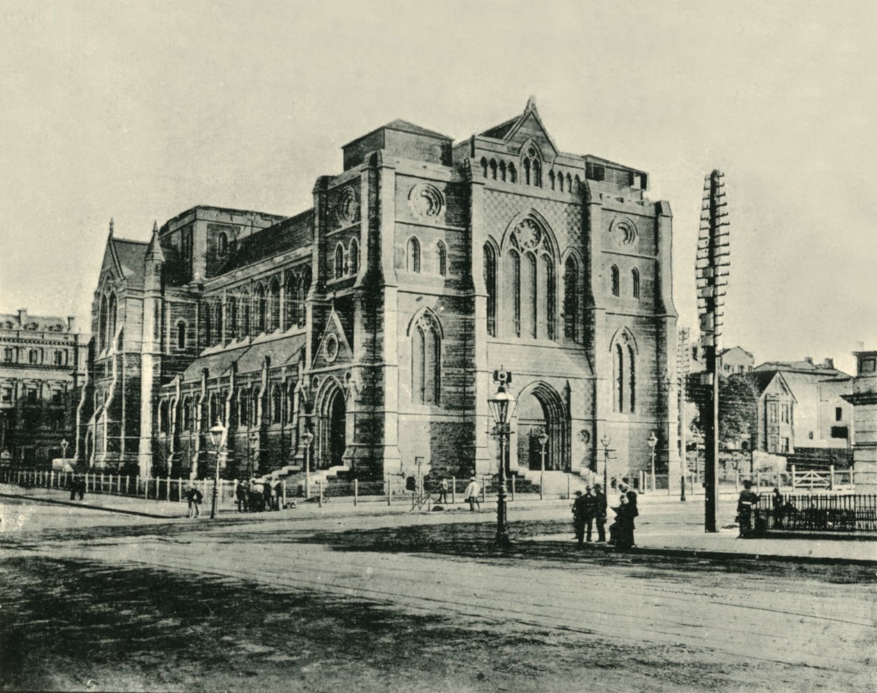 St. Pauls Cathedral, Melbourne, 1901. af Unbekannt