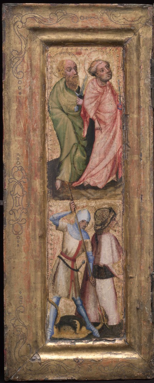 St. Peter og St. Paul, St. George og St. James the Greater, ca. 1424. af Unbekannt