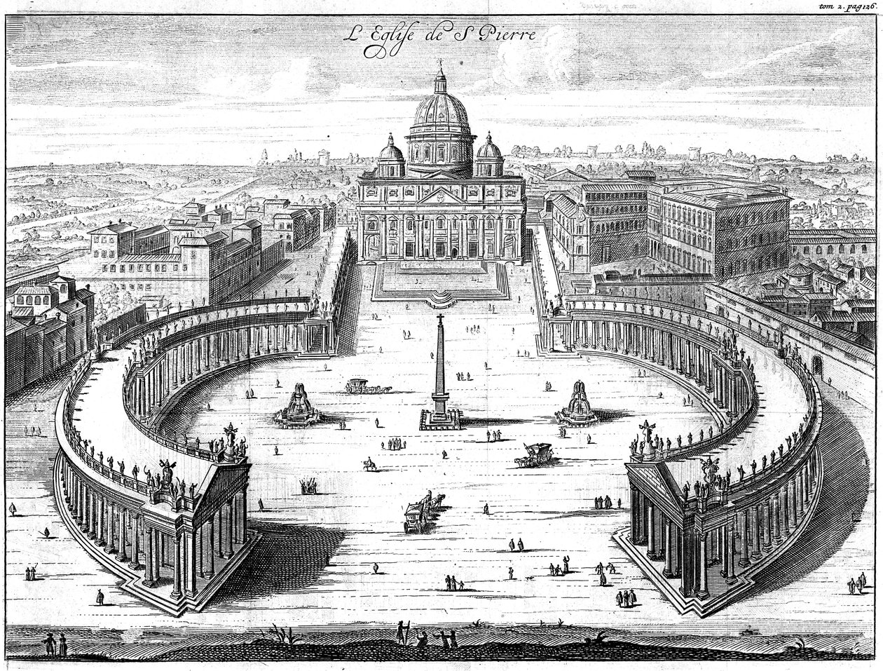 Peterskirken, Rom, 1702 af Unbekannt