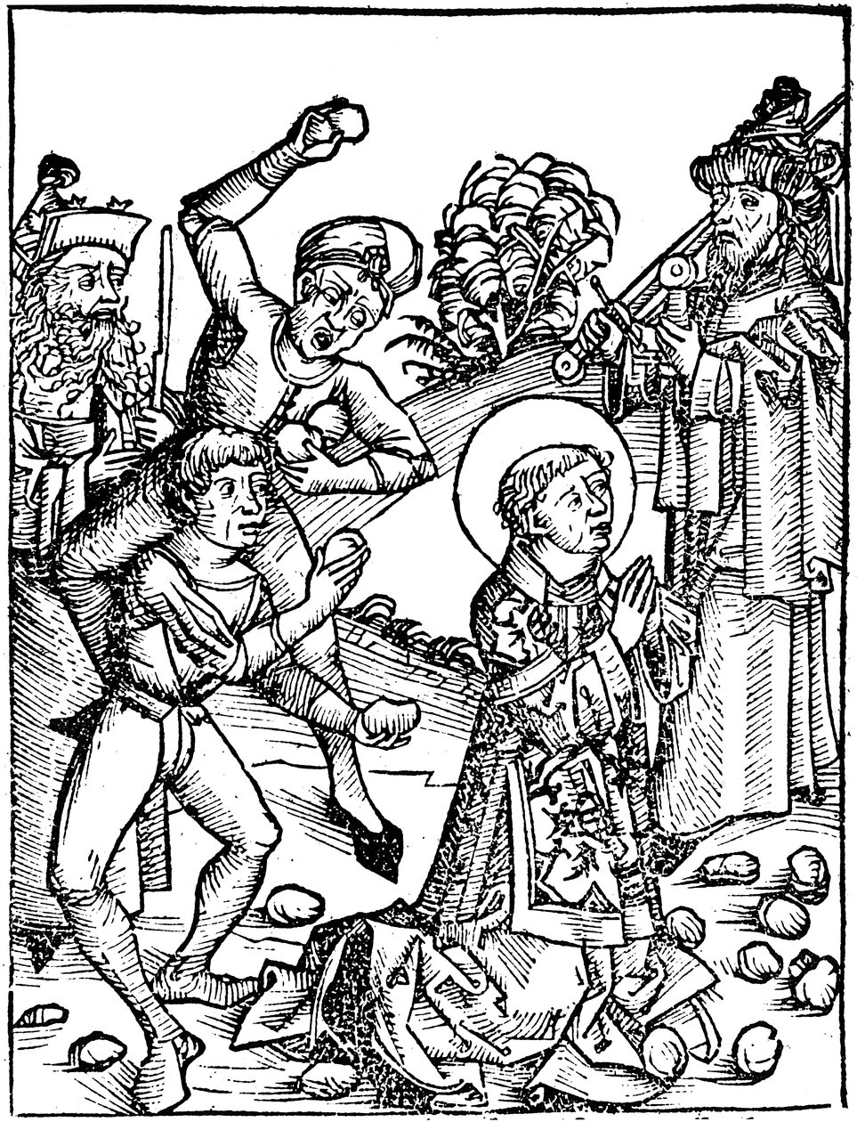 St Stephen, første kristne martyr c36 1493 af Unbekannt