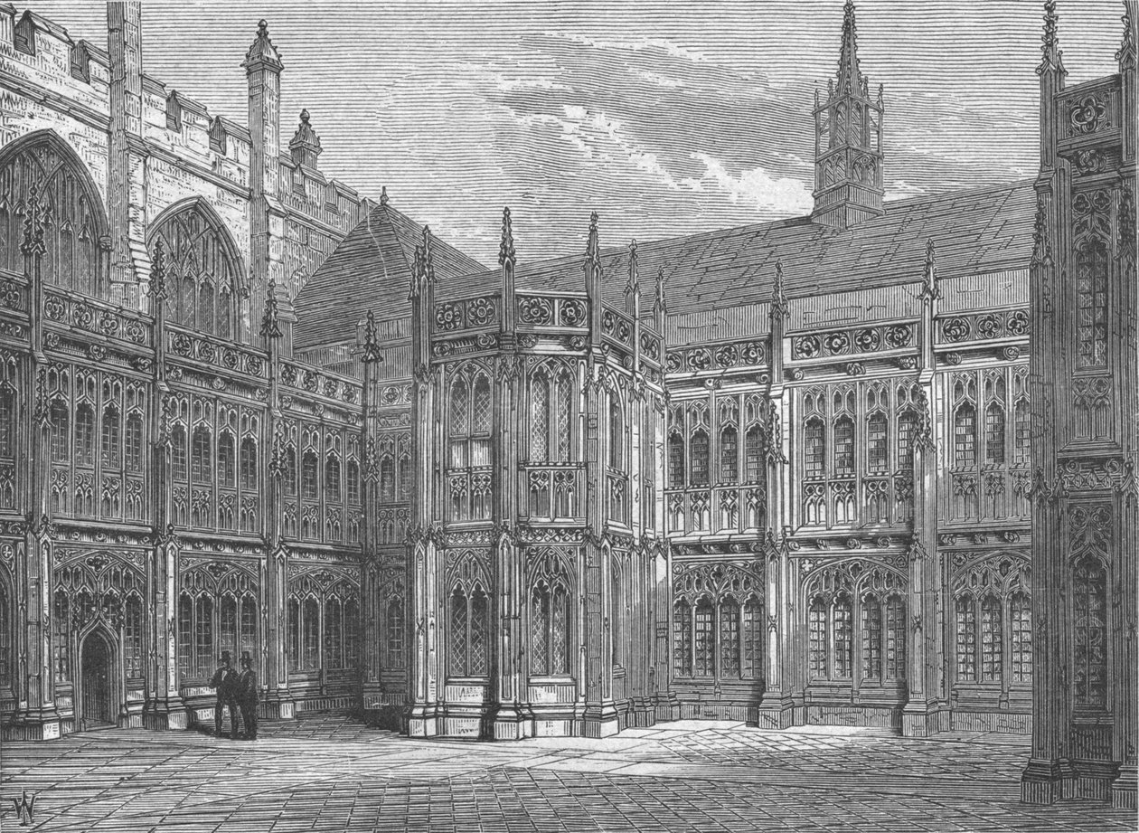 St Stephens Cloisters, 1897 af Unbekannt