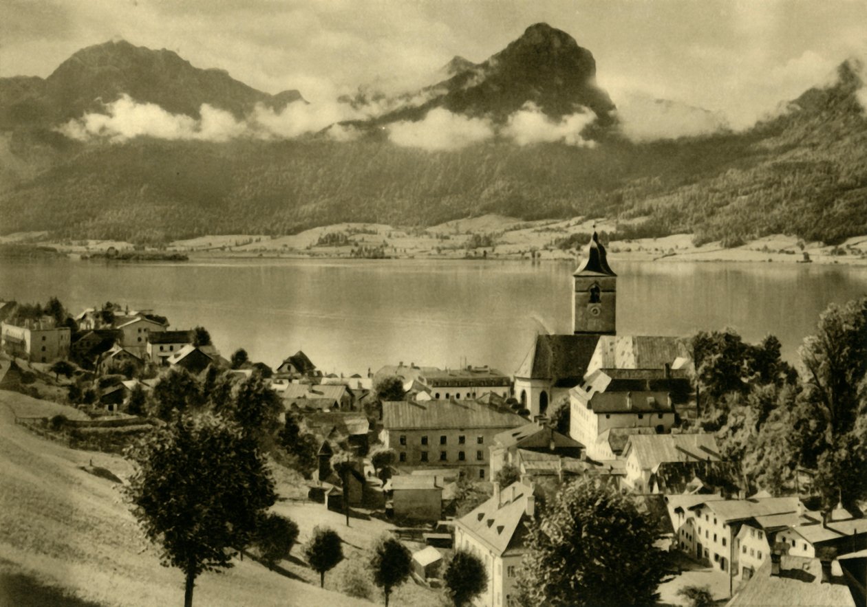 St Wolfgang im Salzkammergut, Øvre Østrig, c1935. af Unbekannt