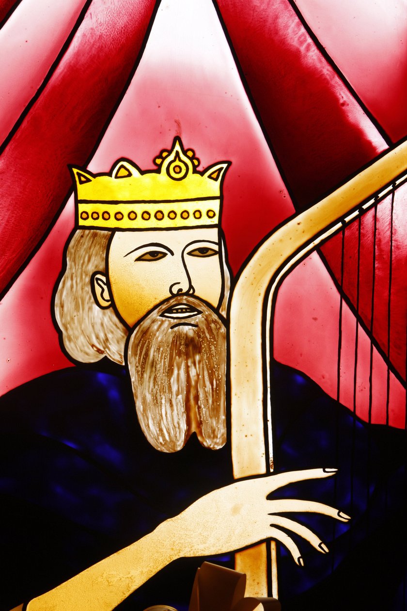 Farvet glas: King David, Lome, Togo af Unbekannt