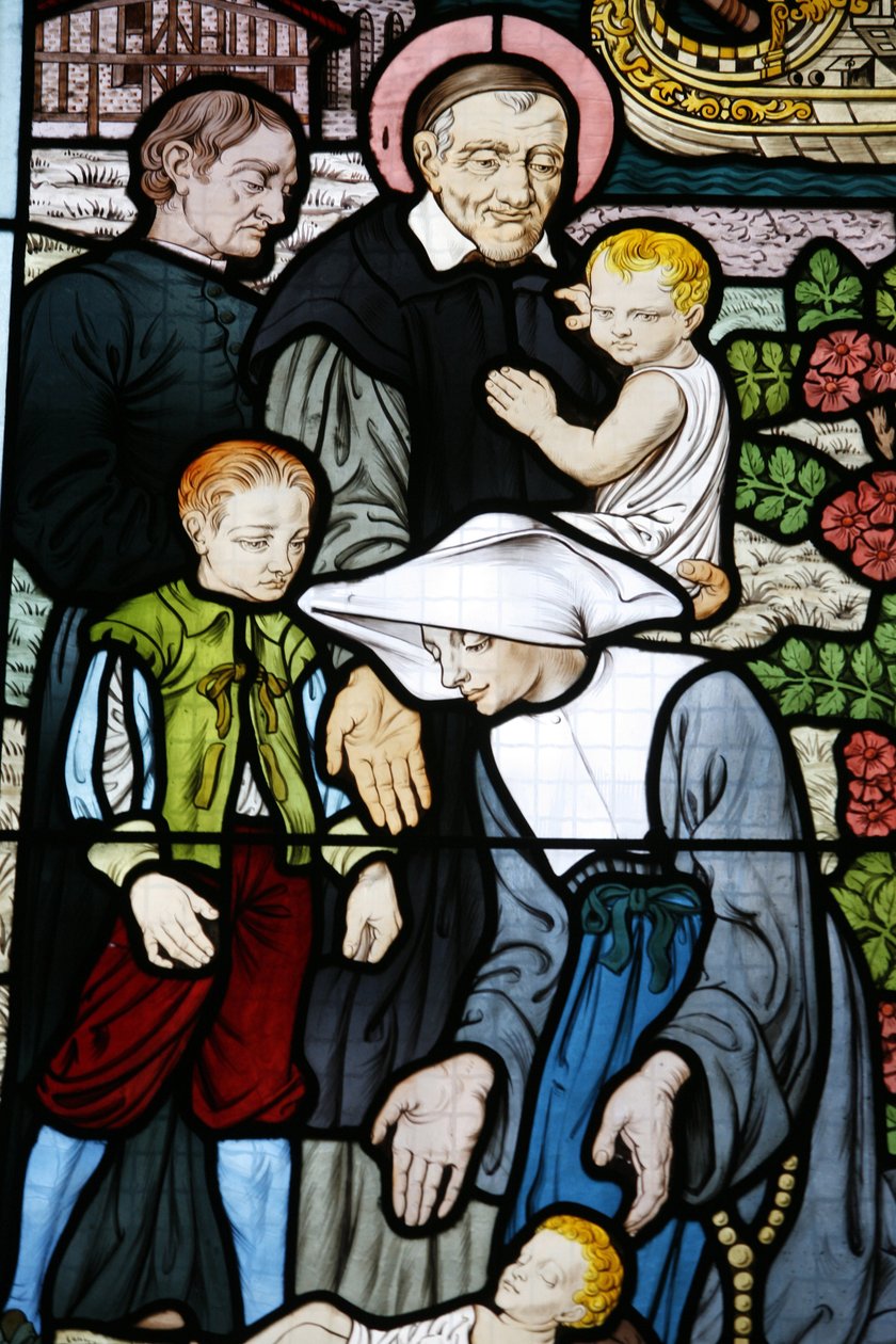 Glasmaleri ved Saint-Honore d