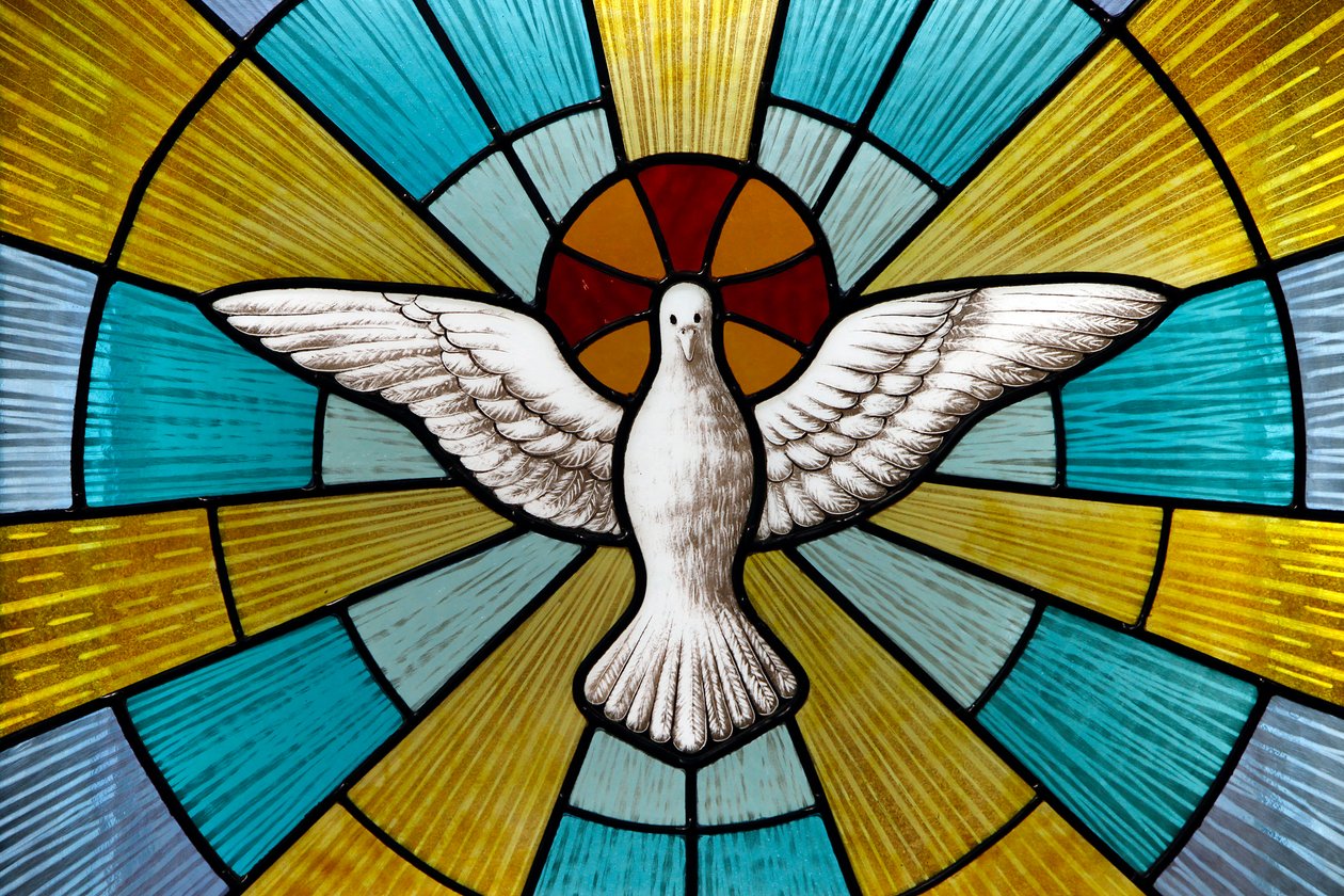 Glasmosaik i Spirito Santo kirke af Unbekannt