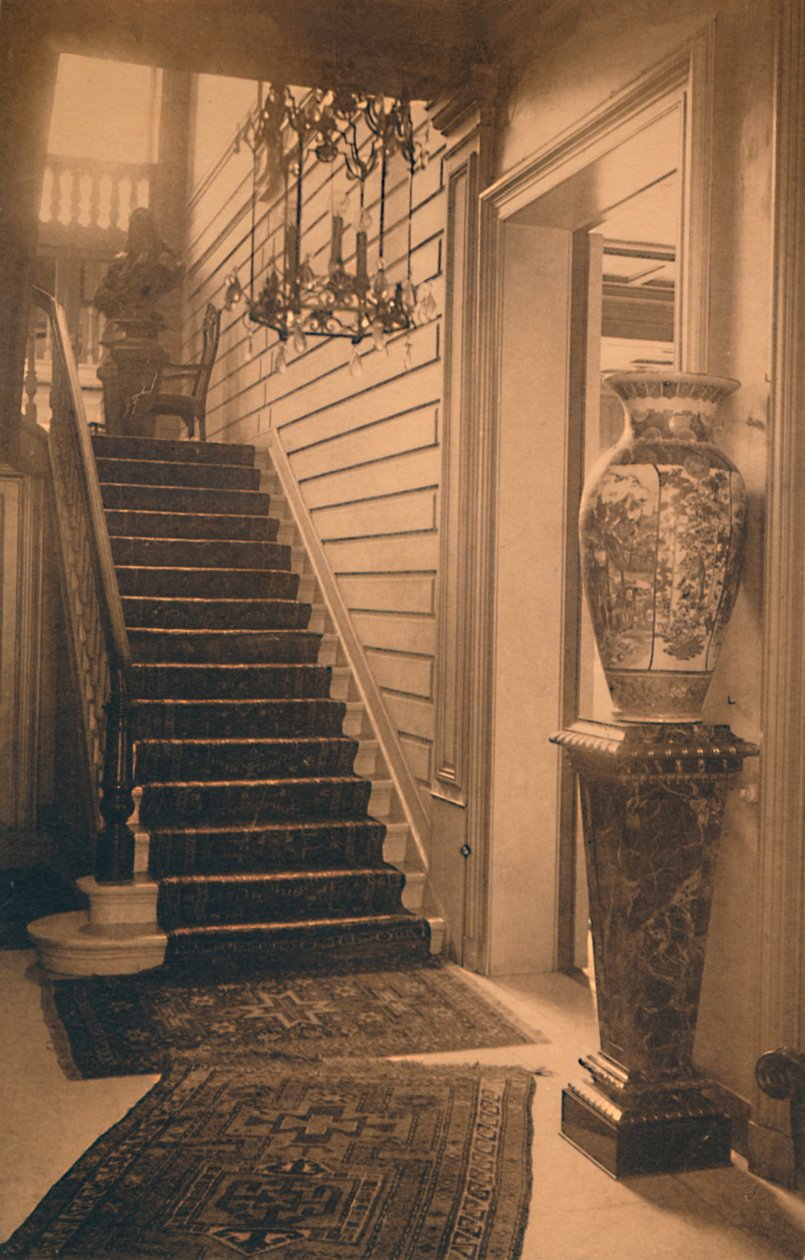 Trappe ved den cubanske ambassade i Bruxelles, Belgien, 1927. af Unbekannt