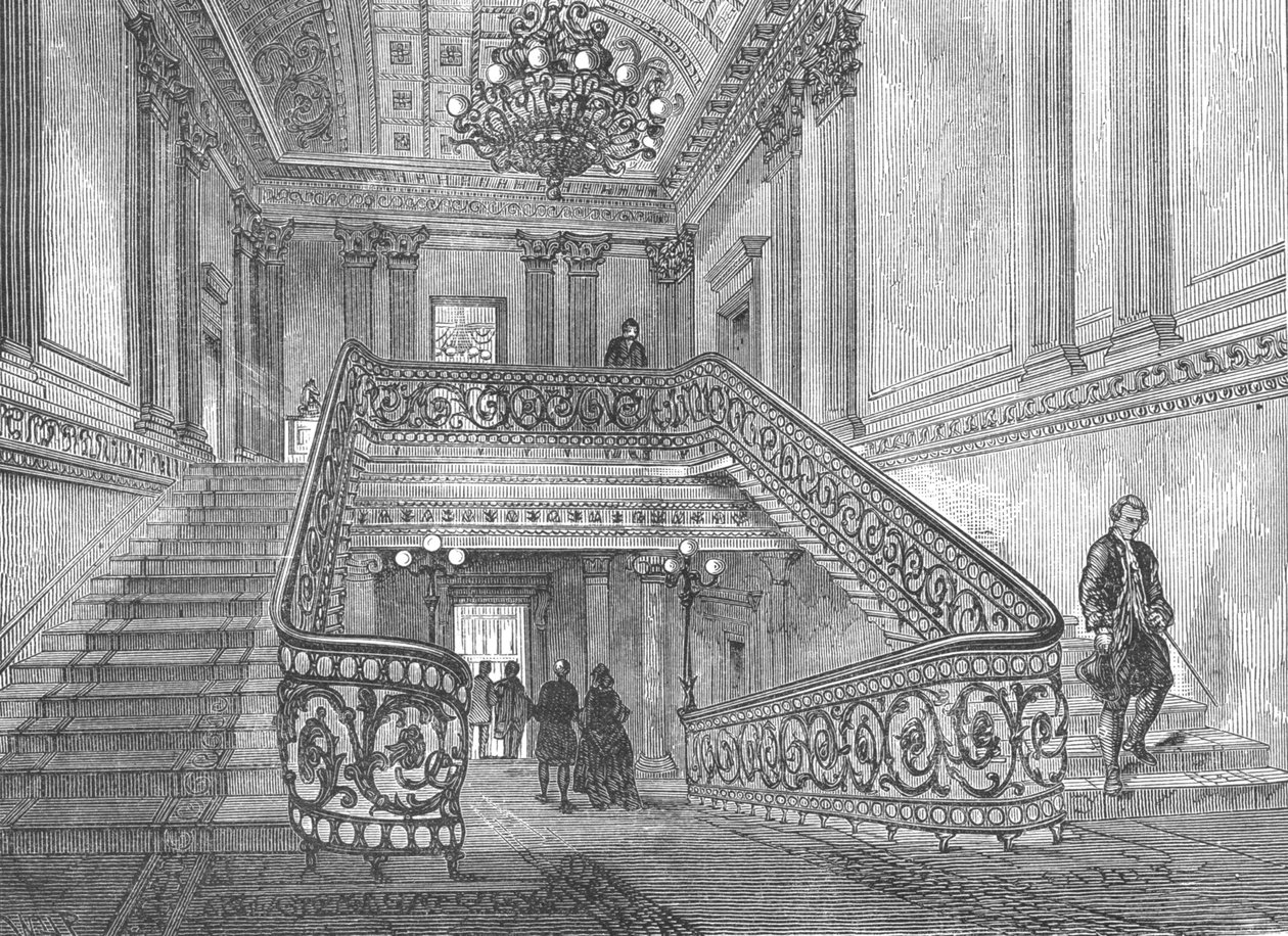 Trappe i Northumberland House, 1897 af Unbekannt