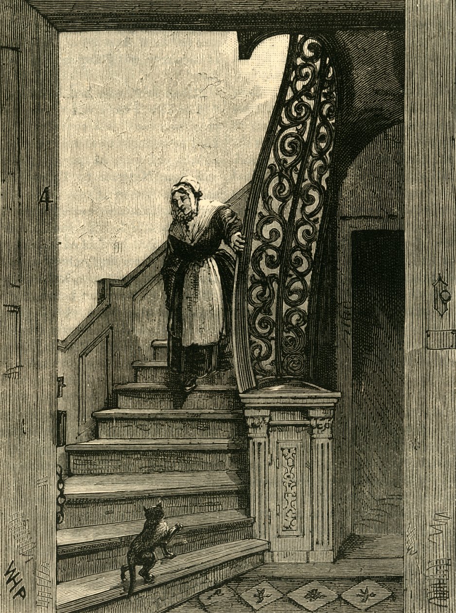 Trappe i Southampton House, c1872. af Unbekannt