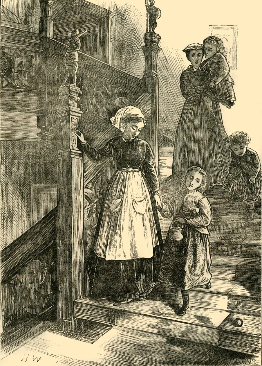 Trappe af Cromwell House, 1876, c1876. af Unbekannt