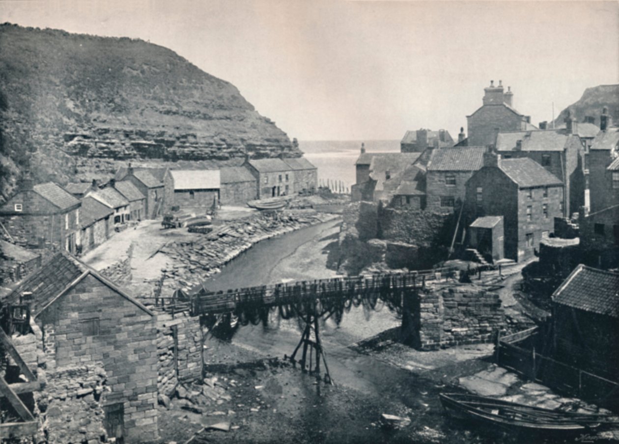 Staithes - Looking Towards the Sea, 1895 af Unbekannt