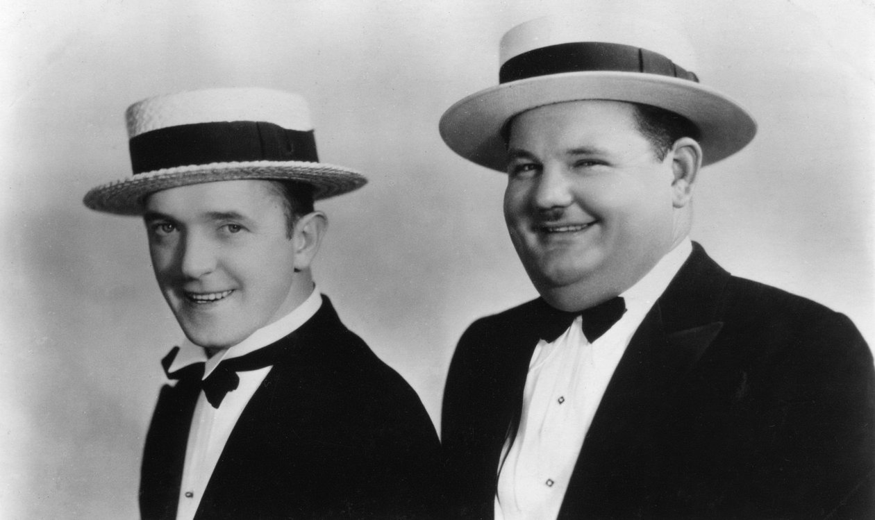 Stan Laurel 1890-1965 og Oliver Hardy 1892-1957, 20. århundrede af Unbekannt