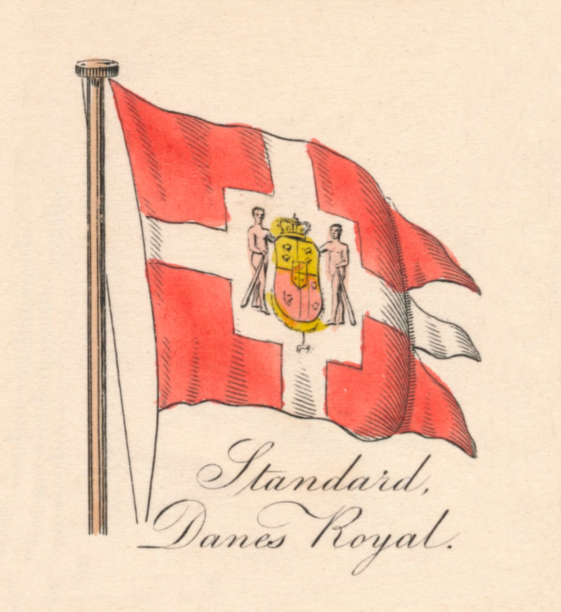 Standard, Dansk Kongelig, 1838 af Unbekannt