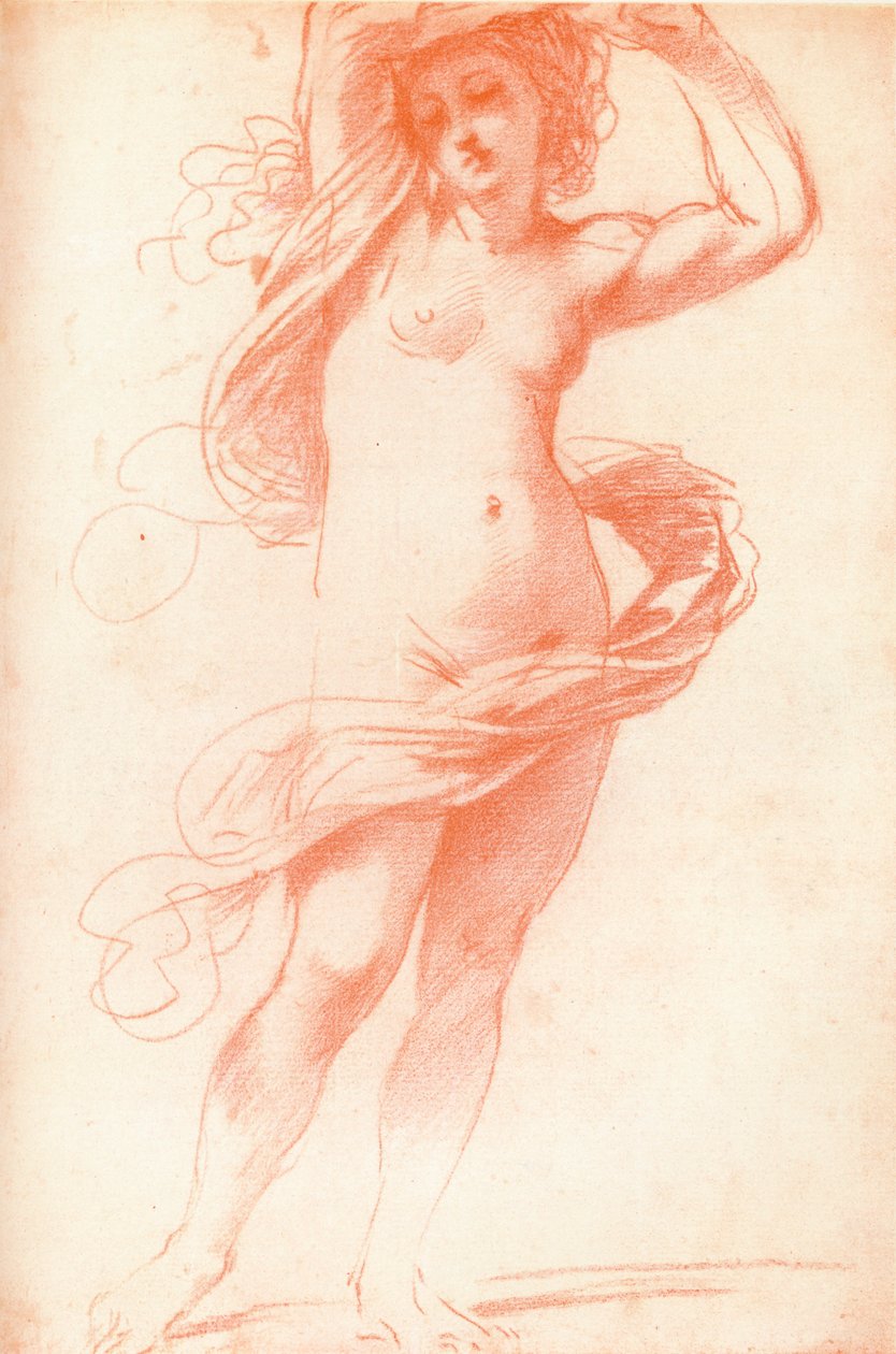 Stående nøgen kvinde, 1600-tallet, 1925 af Unbekannt