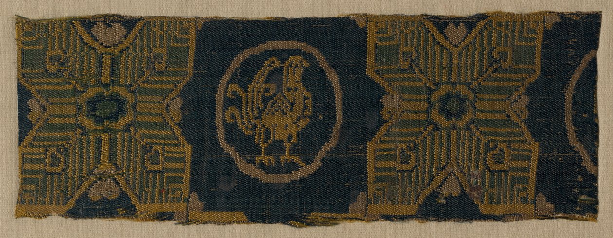 Stjerne- og korsmønster fra et gravomslag, 800-900-tallet. af Unbekannt