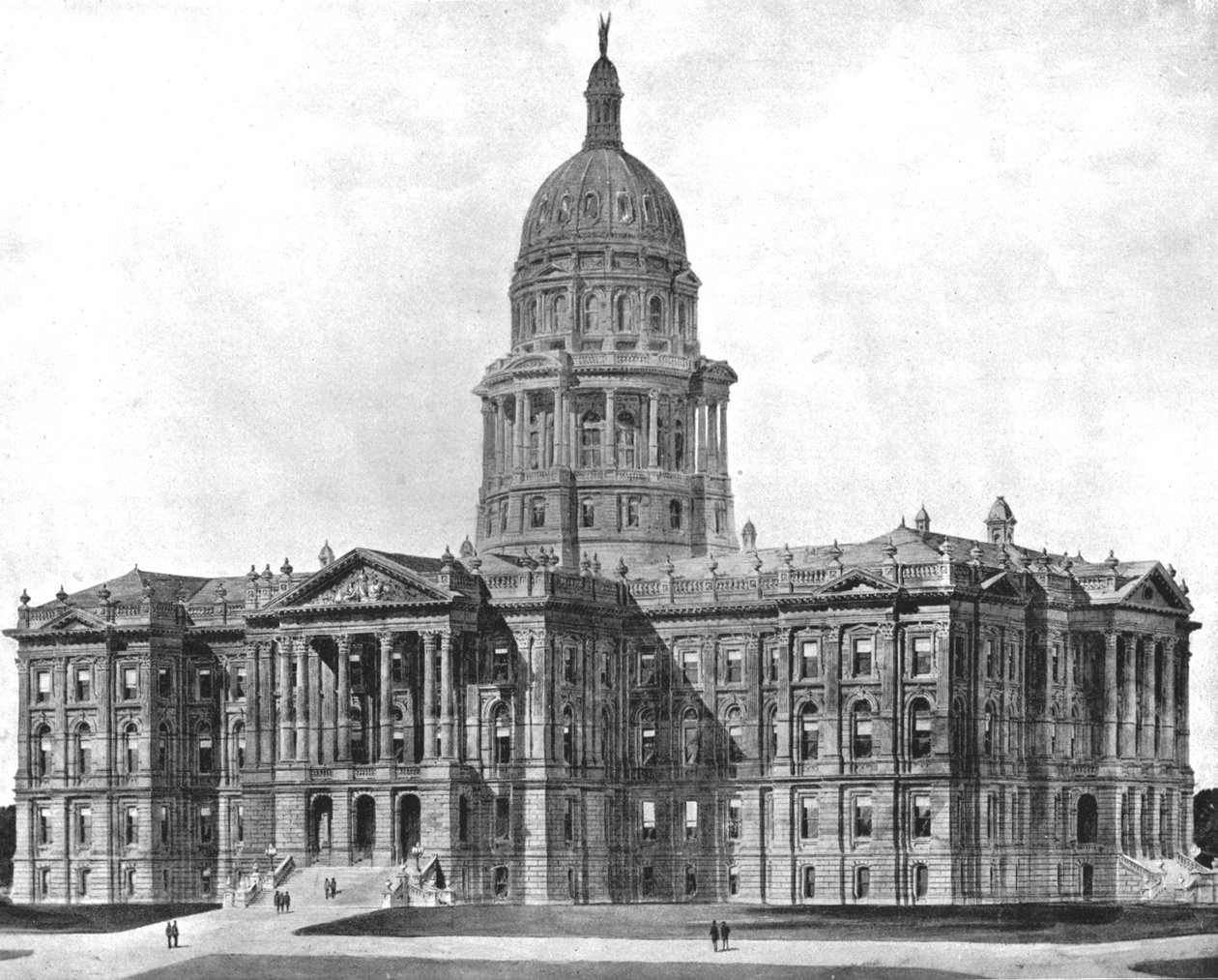 State House, Denver, Colorado, USA, c1900. af Unbekannt