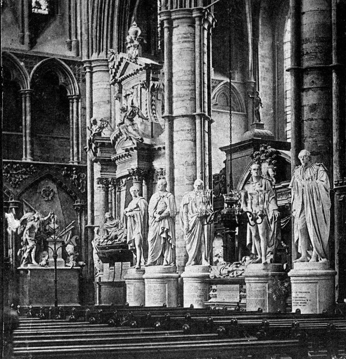 Statesmans Corner, Westminster Abbey, London, begyndelsen af det 20. århundrede af Unbekannt