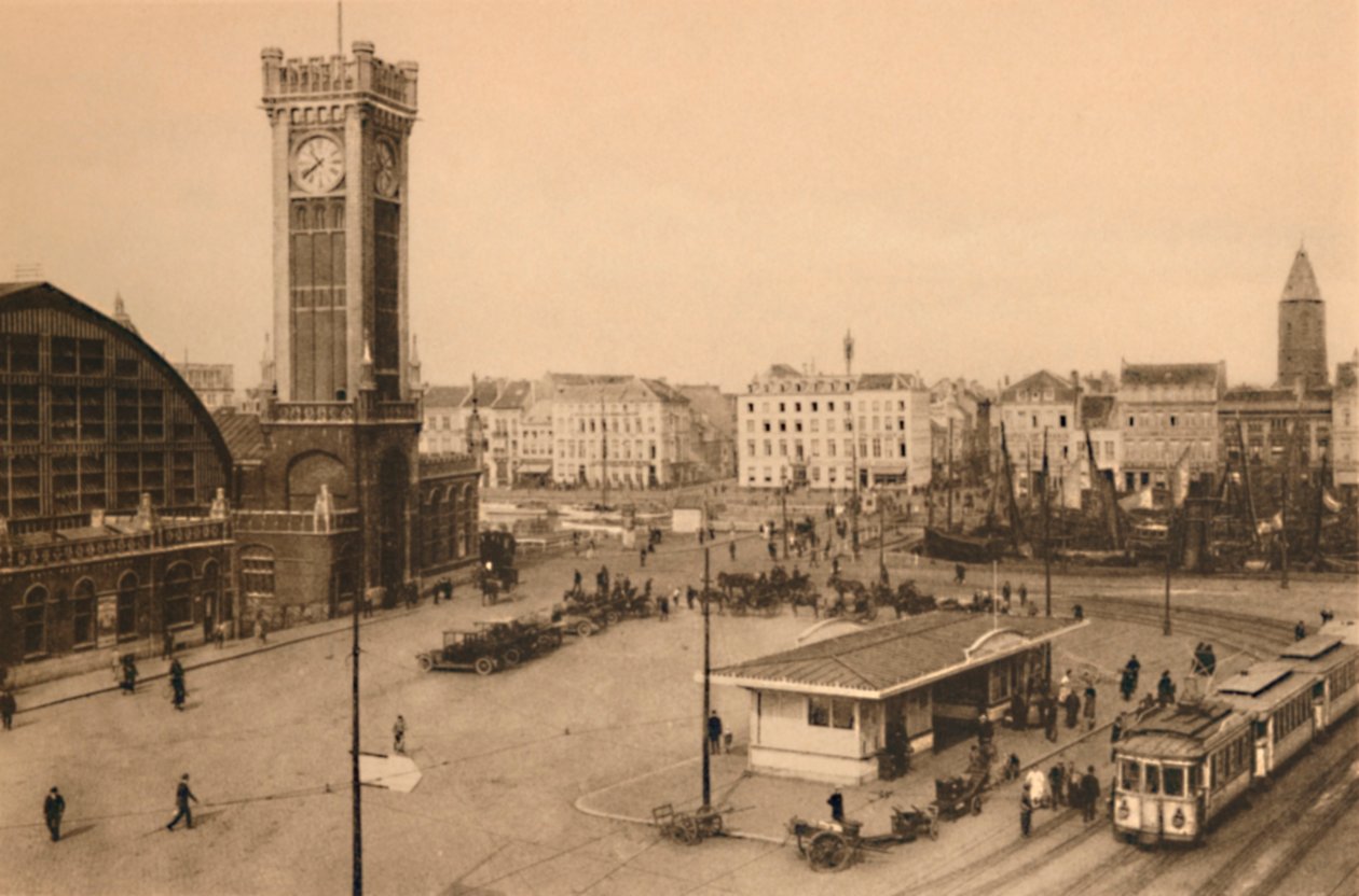Stationsplads, c1928 af Unbekannt