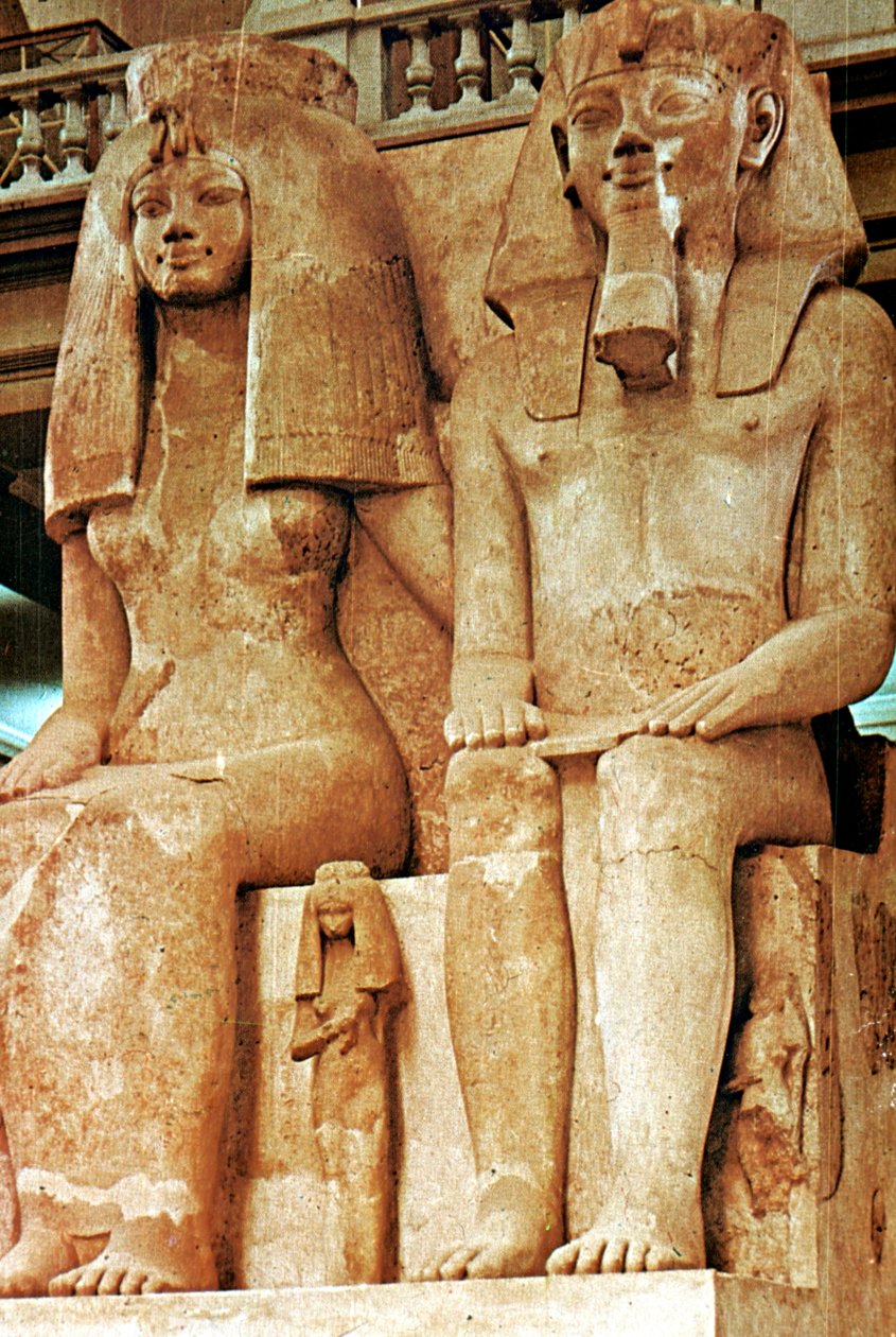 Statue, Amenophis III, Egypten, 18. dynasti af Unbekannt