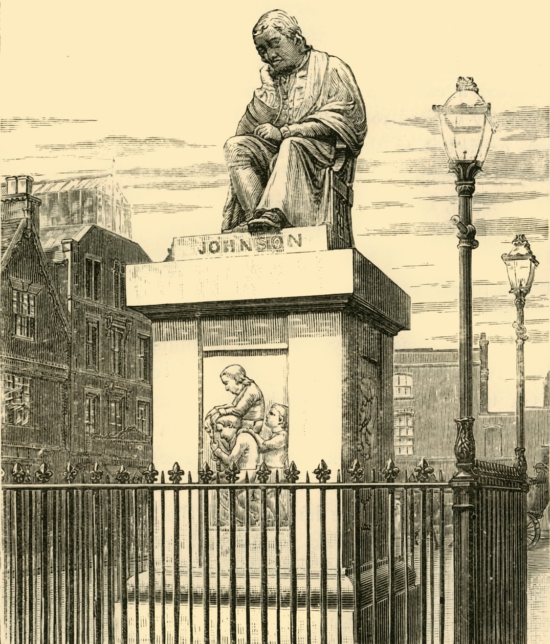 Statue af Johnson, 1898. af Unbekannt