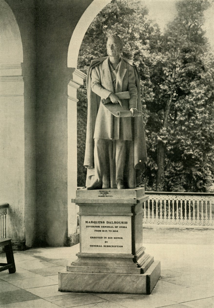 Statue af Lord Dalhousie, 1925. af Unbekannt