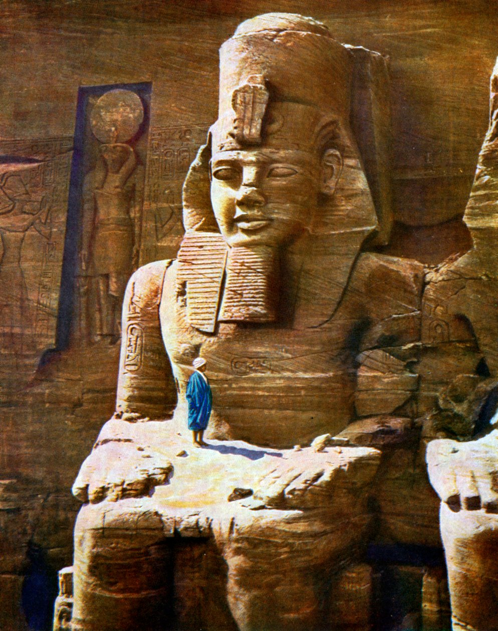 Statue af Ramses II i Abu Simbel, Egypten, 1933-1934 af Unbekannt