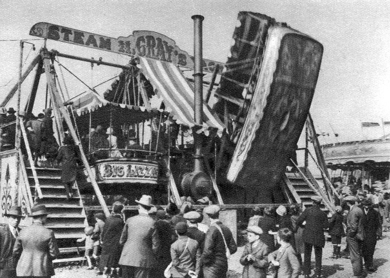 Steam yacht, en helligdagsattraktion på Hampstead Heath, London, 1926-1927 af Unbekannt