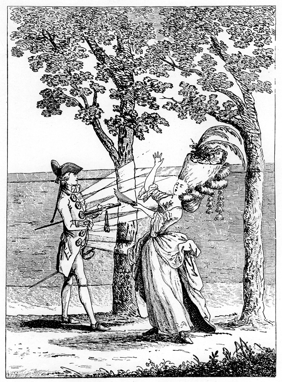 Stålknapper, knockout, 1777 af Unbekannt