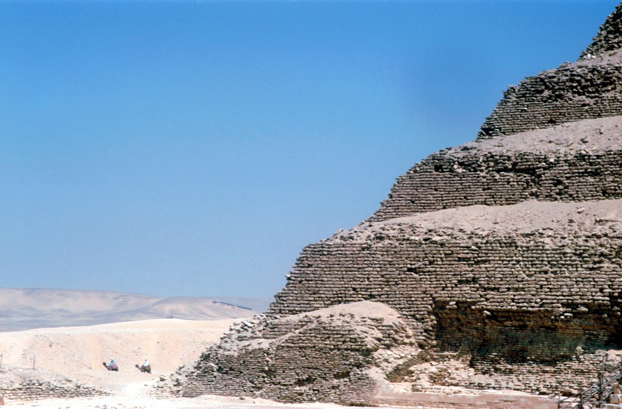 Trinpyramide af kong Djoser Zozer, Saqqara, Egypten, 3. dynasti, c2600 f.Kr. af Unbekannt