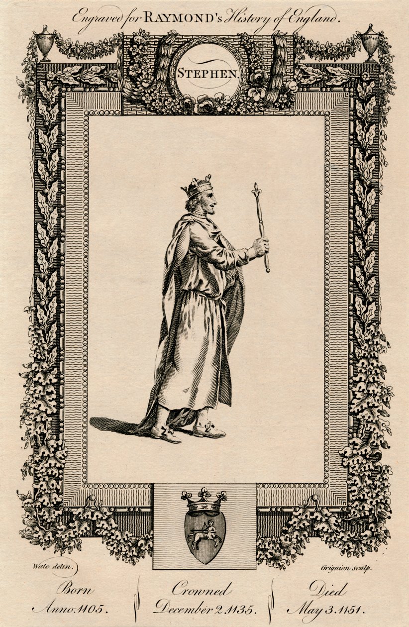 Stephen, 1092-1154, c1787. af Unbekannt