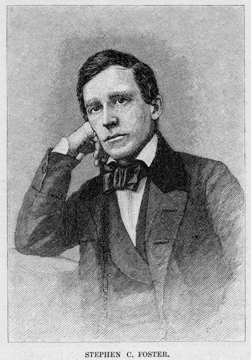 Stephen C Foster, c1800-tallet af Unbekannt