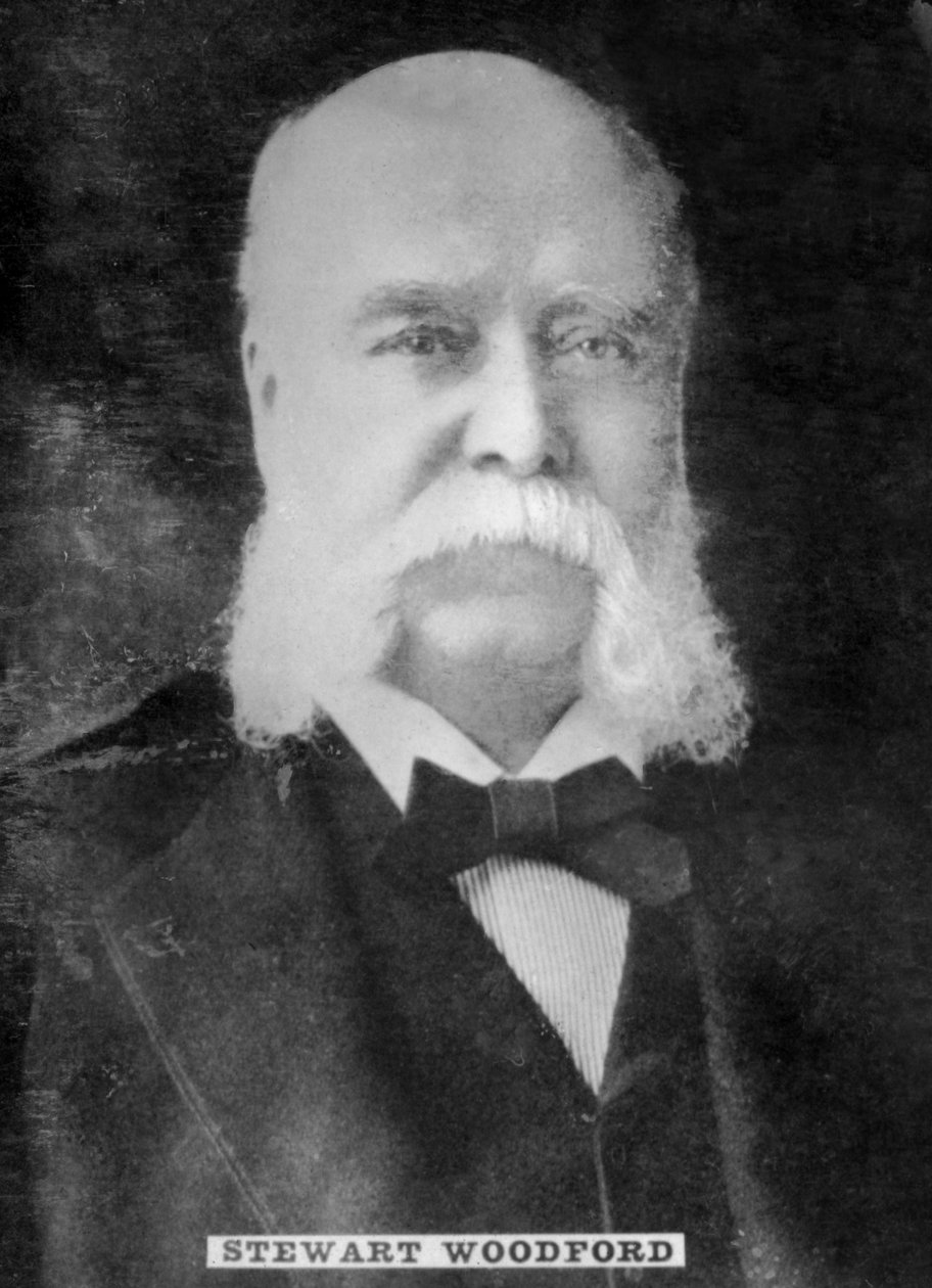 Stewart Lyndon Woodford 1835-1913, amerikansk ambassadør i Spanien under den spansk-amerikanske krig, c1910 af Unbekannt
