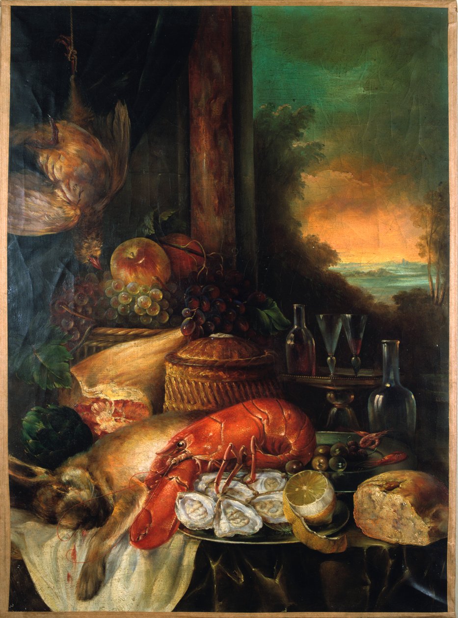 Stilleben, 1800-tallet af Unbekannt