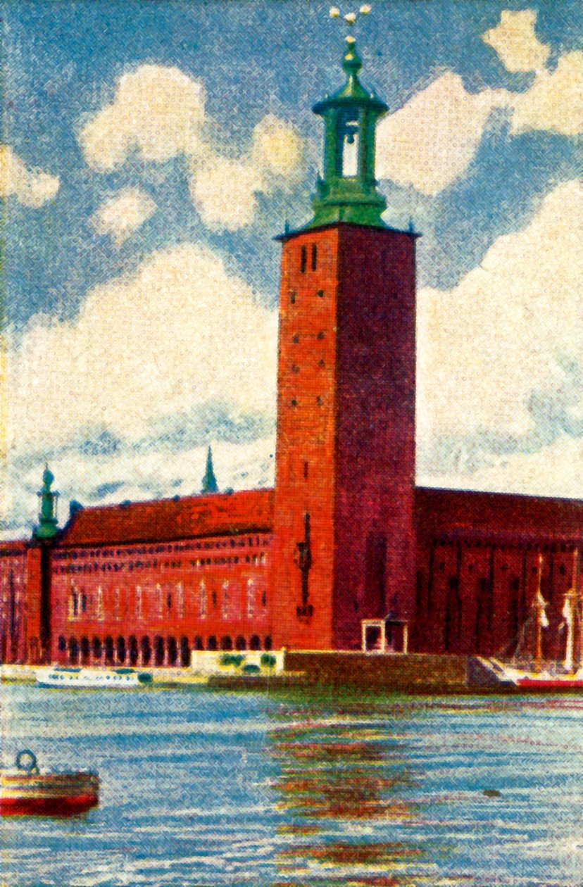 Stockholms rådhus, c1928. af Unbekannt