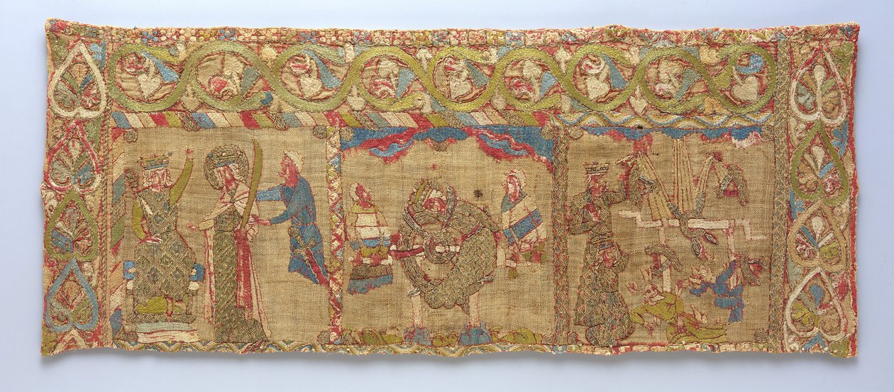 Stjålet med St. Catherines martyrium, tysk, ca. 1200. af Unbekannt