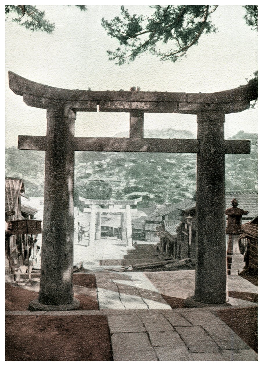 S og Root Torii, Suwa Te MP, Nagasaki, Japan, 1904 af Unbekannt