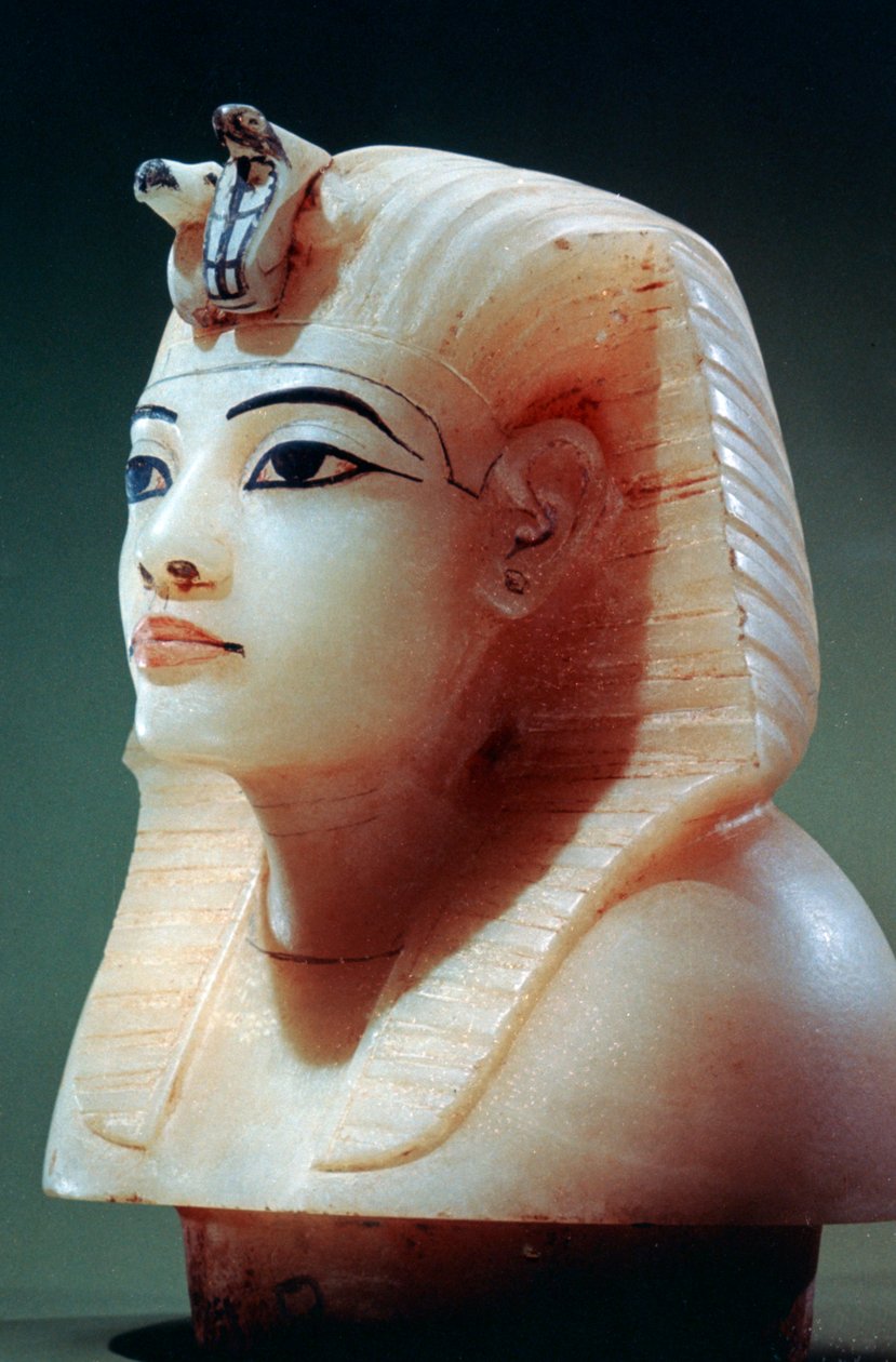 Stopper fra en af urnerne fra Tutankhamons grav, 18. dynasti af Unbekannt