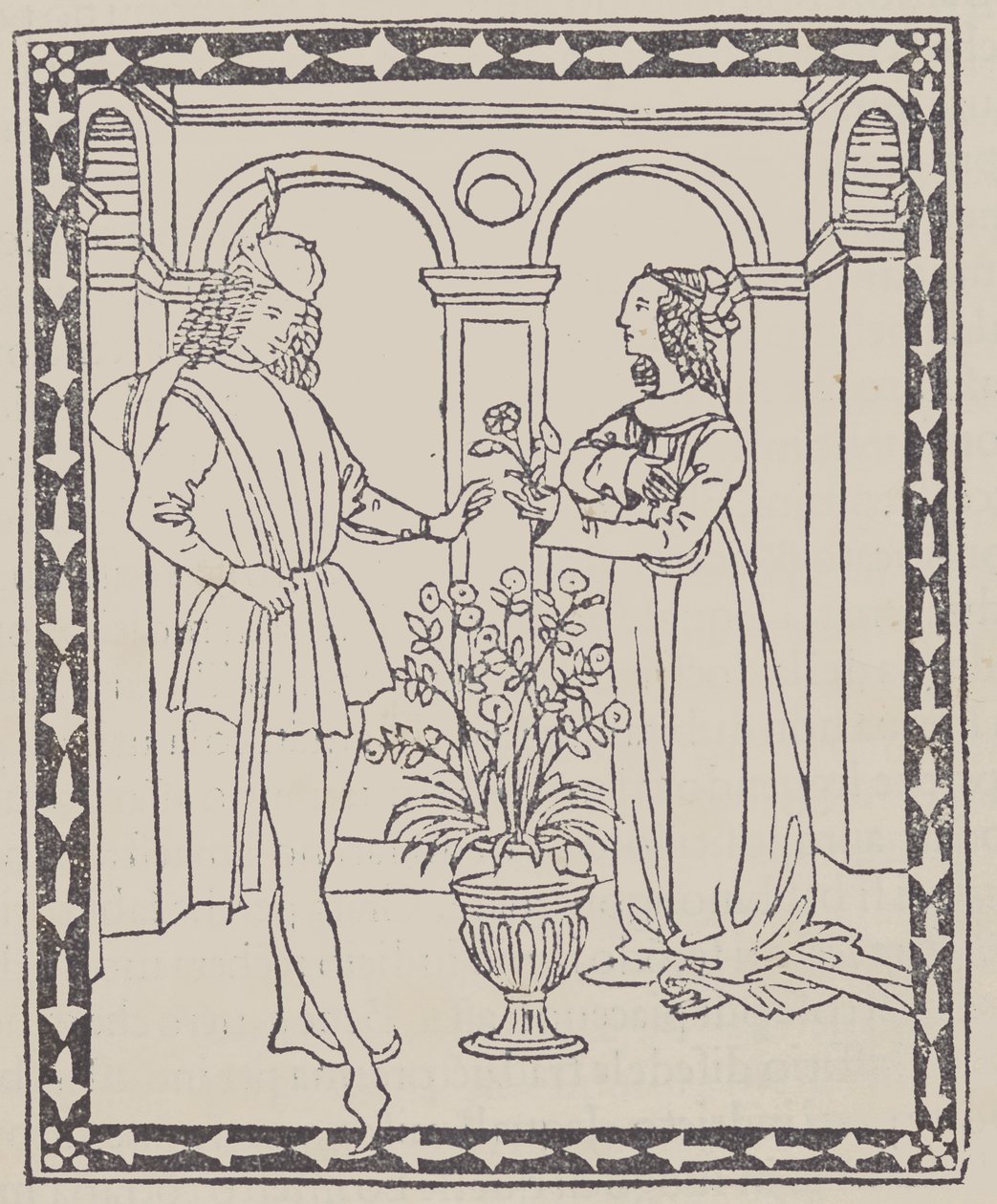 Tale of Two Lovers Tale of Two Lovers, ca. 1495-1500. af Unbekannt