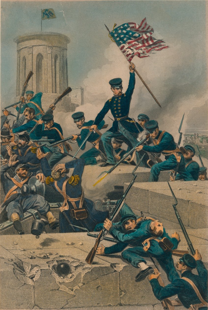 Stormen af Chapultepec, 1877 af Unbekannt