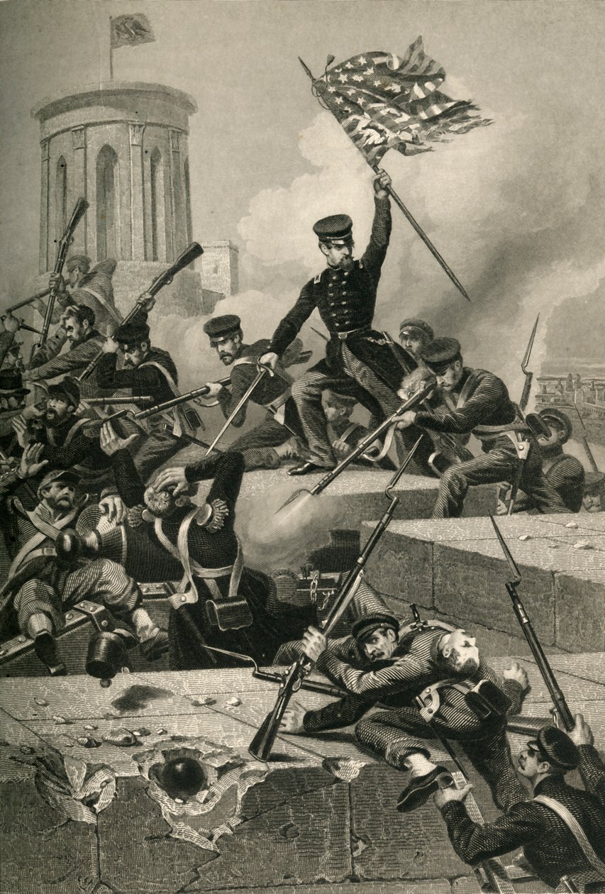 Stormen af Chapultepec, 1878. af Unbekannt