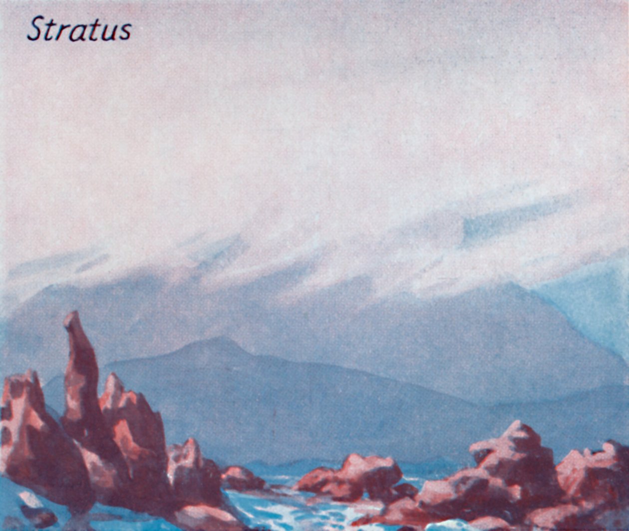 Stratus - Et dusin af de vigtigste skyformer på himlen, 1935 af Unbekannt