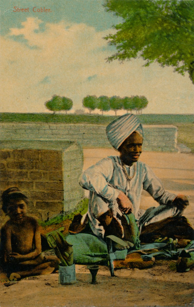 Street Cobler, c1900 af Unbekannt