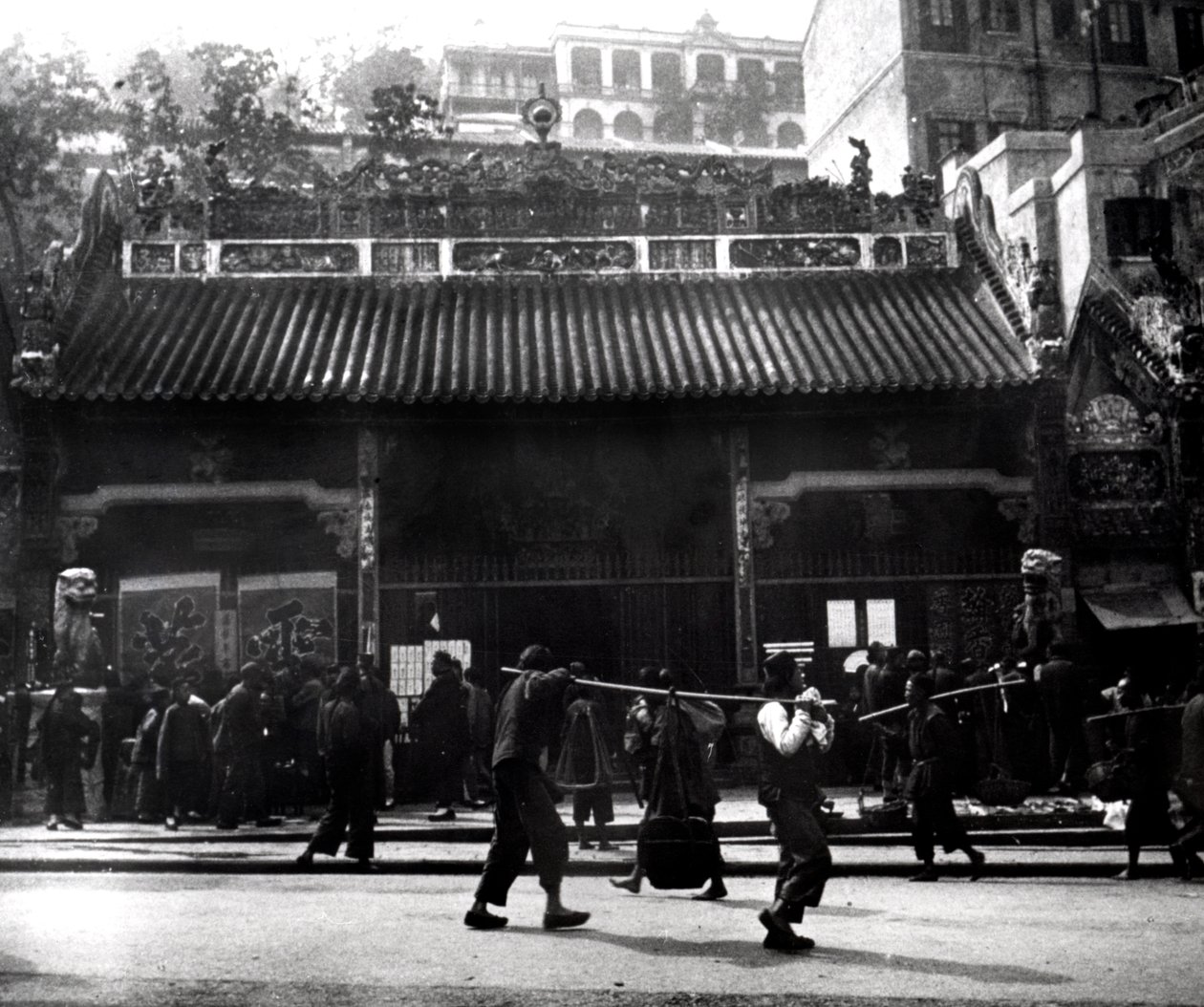 Gadescene, Hong Kong, 1900 af Unbekannt