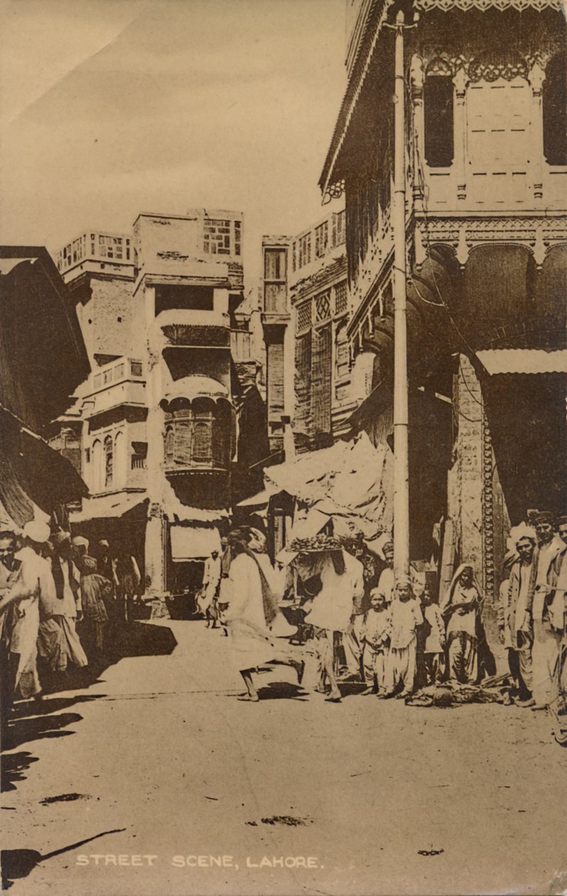 Gadescene, Lahore,. af Unbekannt