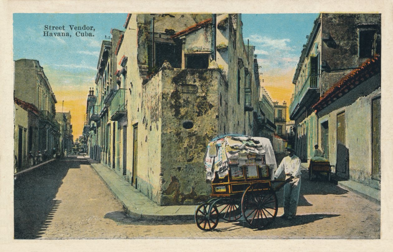 Gadehandler, Havana, Cuba, 1938 af Unbekannt