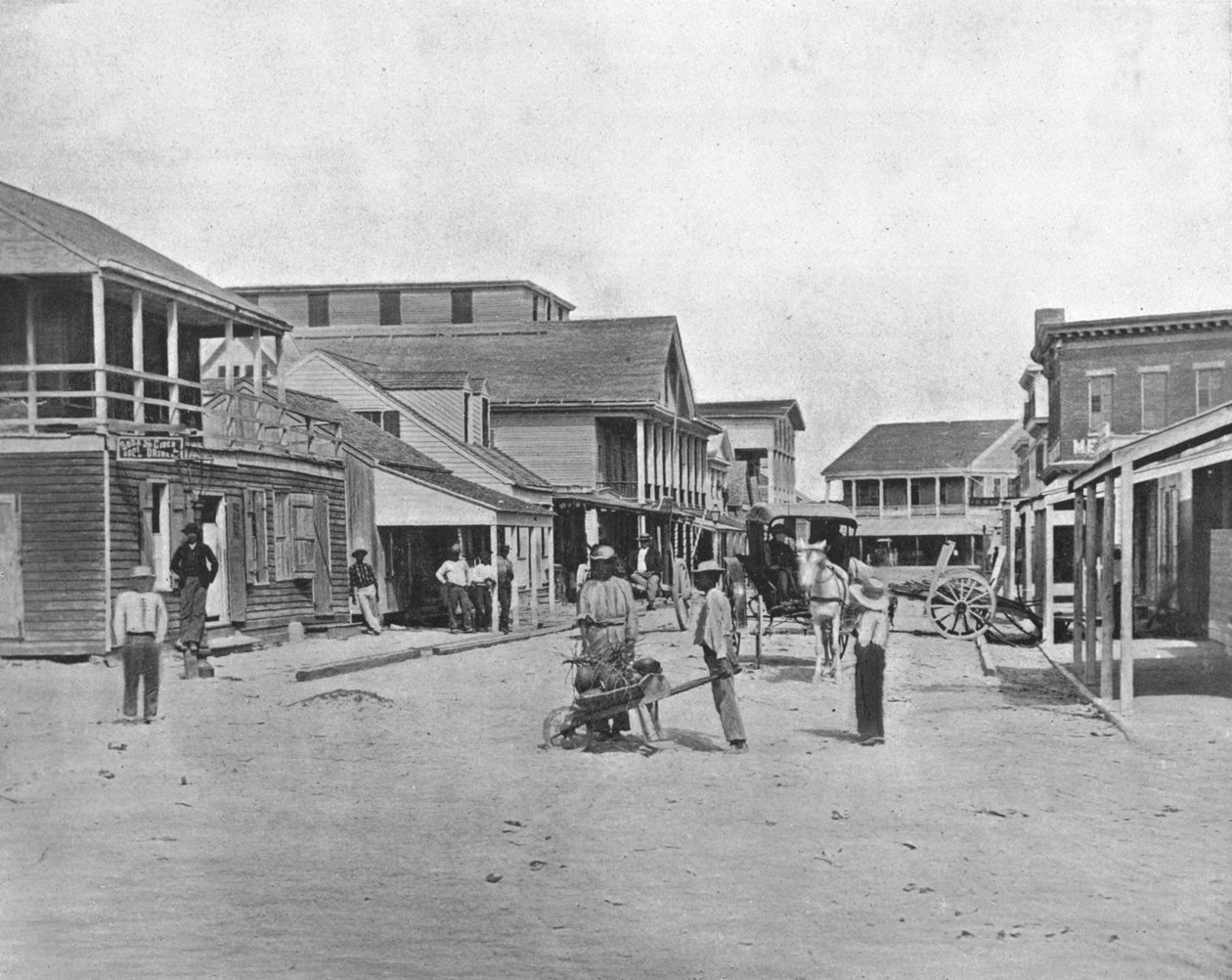 Street i Key West, Florida, USA, c1900. af Unbekannt