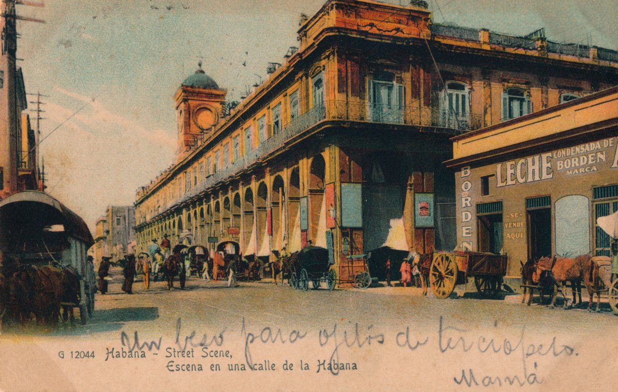 Gadebillede, Havana, Cuba, c1910 af Unbekannt