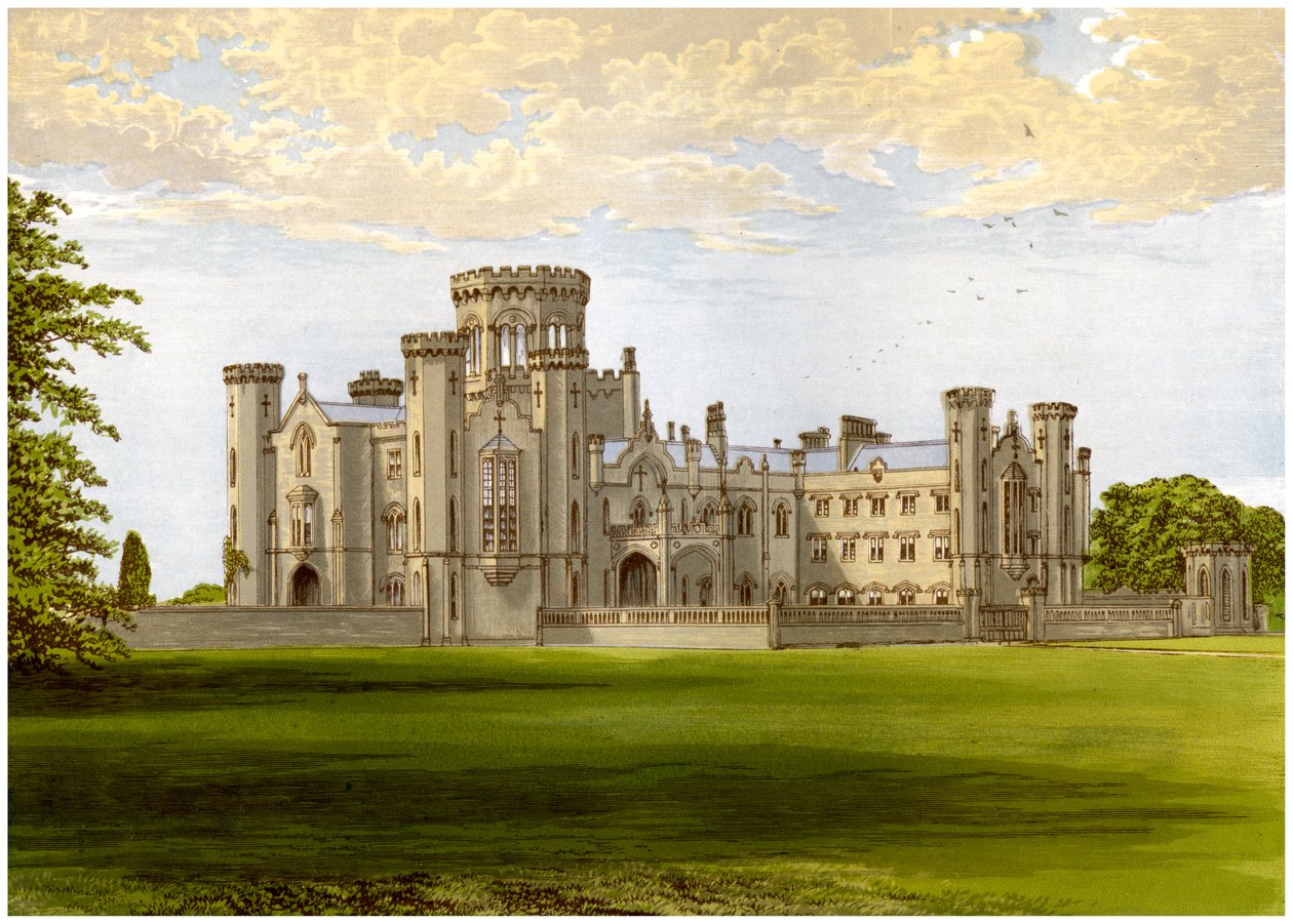 Studley Castle, Warwickshire, hjemsted for familien Walker, c1880 af Unbekannt