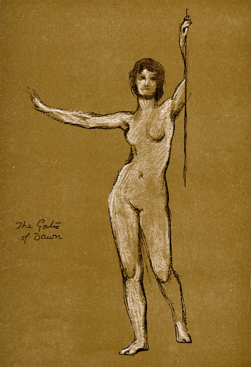 Studie til The Gates of Dawn, 1900 af Unbekannt