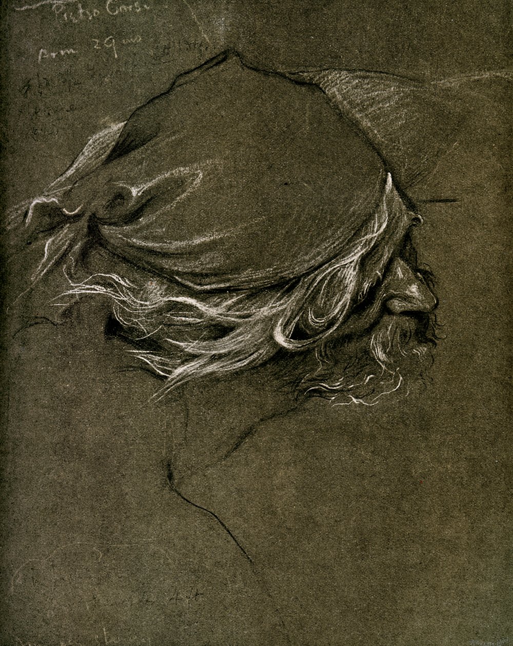 Study for The Sea Maiden, af Herbert J Draper, 1899 af Unbekannt